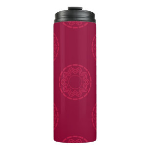 Polka dots seamless pattern. Vintage geometric bac Thermal Tumbler
