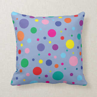 Polka Dots | Serenity Blue | Change BG colour Cushion