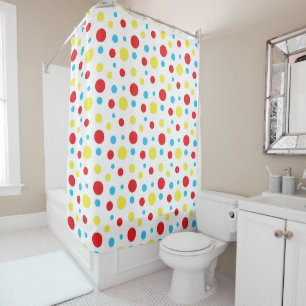 Polka Dots Shower Curtain