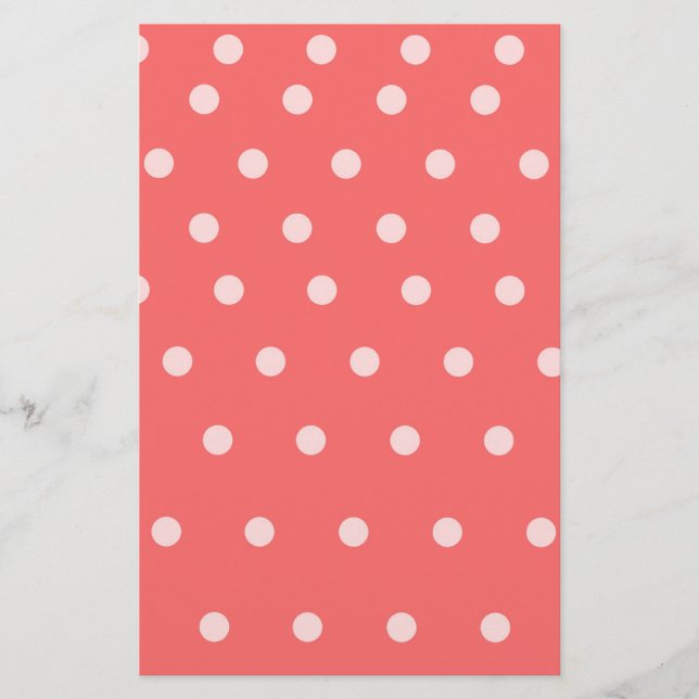 Polka dots stationery (Front)