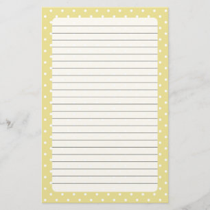 Polka Dots Stationery