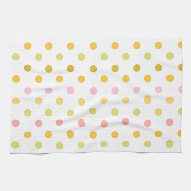 Polka Dots Tea Towel (Horizontal)