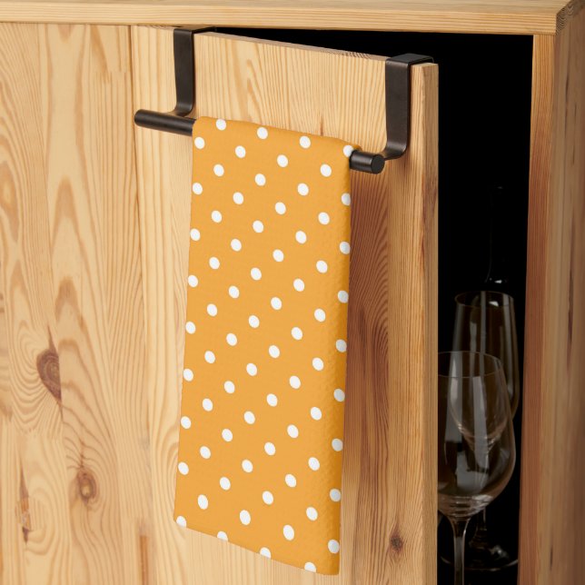 Polka Dots  Tea Towel (Thirds Fold)