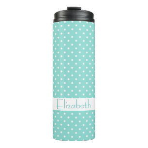 Polka Dots Thermal Tumbler