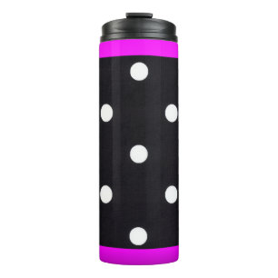 Polka dots thermal tumbler