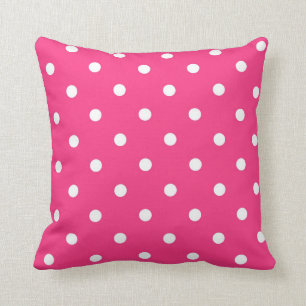 Polka Dots with Pink Cushion