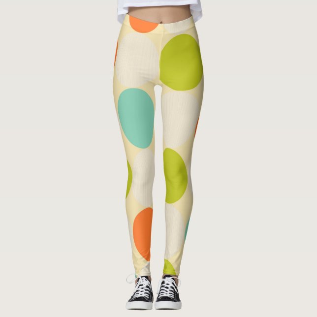 Polka Dots Women's Leggings (Front)