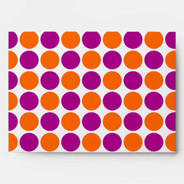 Polka dotted envelope (Front)