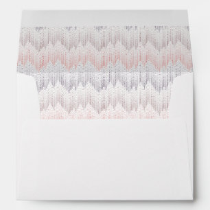 Polka Dotted Mountain Peak Pattern Envelope