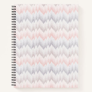 Polka Dotted Mountain Peak Pattern Notebook