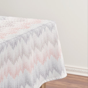Polka Dotted Mountain Peak Pattern Tablecloth