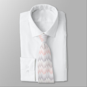 Polka Dotted Mountain Peak Pattern Tie