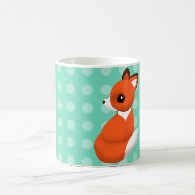 Polka Fox Mug (Center)