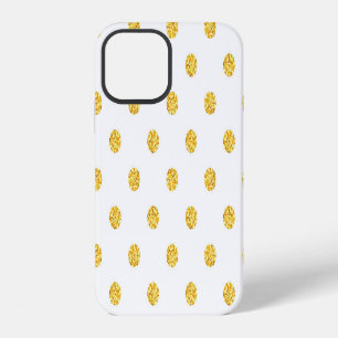 Polka Gold Glitter Dots Texture iPhone 12 Case
