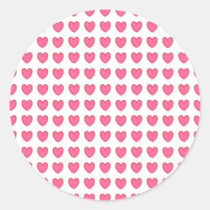Polka Hearts Sticker
