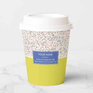 Polka Pattern Family or Corporate Paper cup