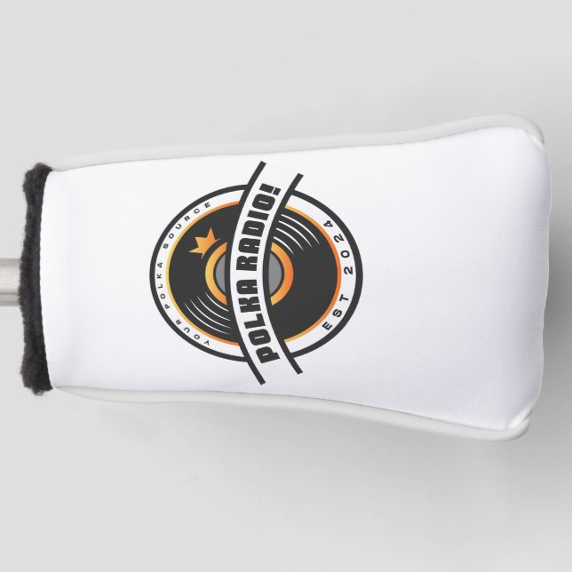 Polka Radio Golf Head Cover (Front)