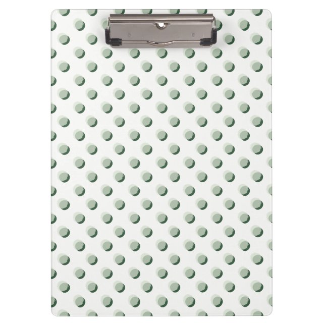 Polka Task Green Clipboard (Front)