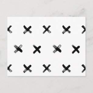 Polkadot Crosses - Dense Postcard