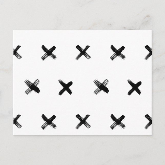Polkadot Crosses - Dense Postcard (Front)