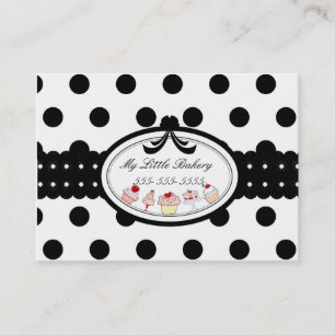 Polkadot Cupcakes Business Card
