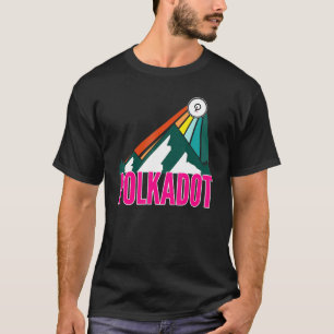 Polkadot Dot Crypto Mountain Sun Rays Cryptocurren T-Shirt