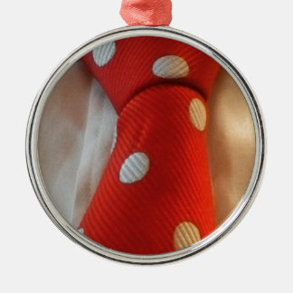 Polkadot grind metal tree decoration