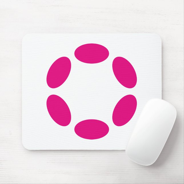 Polkadot Mouse Mat (With Mouse)