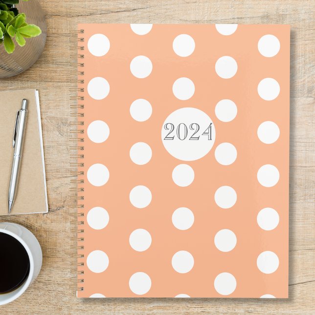 Polkadot Peach Fuzz Planner (Creator Uploaded)