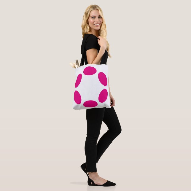 Polkadot Tote Bag (On Model)