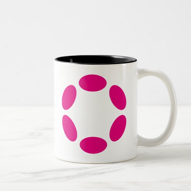 Polkadot Two-Tone Coffee Mug (Right)