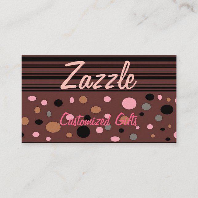 PolkaDots Business Card (Front)