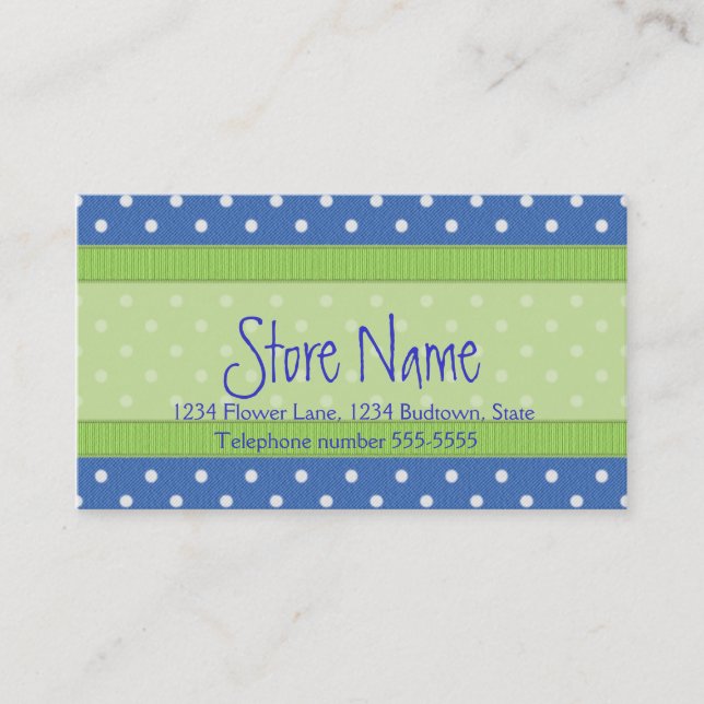Polkadots business card (Front)