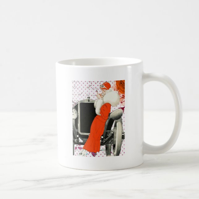 polkadots flapper coffee mug (Right)