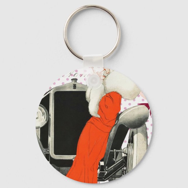 polkadots flapper key ring (Front)