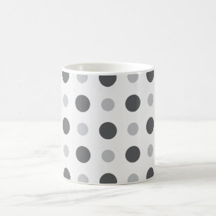 Polkadots Grey Coffee Mug