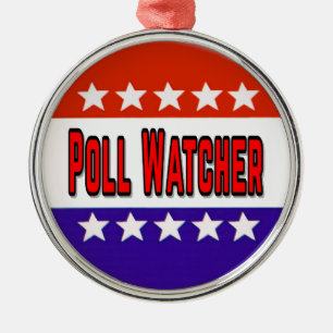 Poll Watcher Metal Tree Decoration