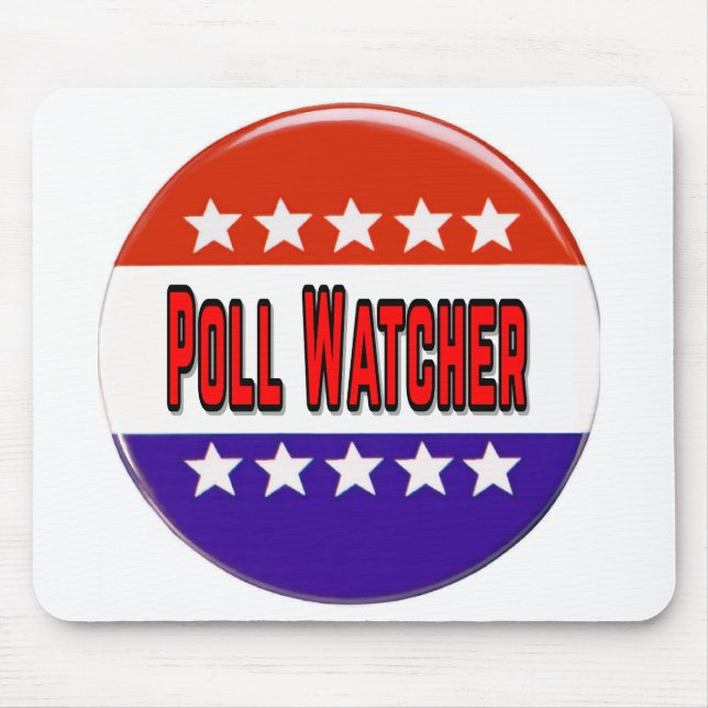 Poll Watcher Mouse Mat (Front)
