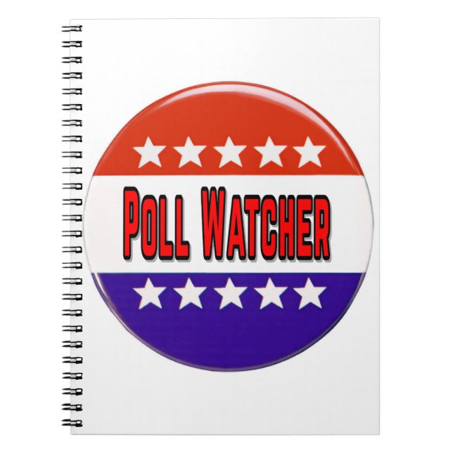 Poll Watcher Notebook (Front)