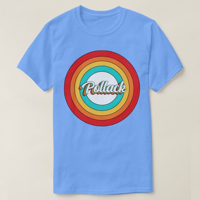 Pollack Name Shirt Vintage Pollack Circle (Design Front)
