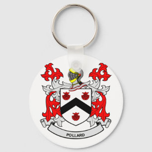 POLLARD Coat of Arms Key Ring