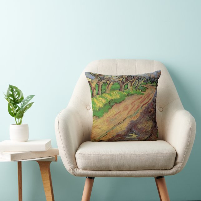 Pollard Willows by Vincent van Gogh Cushion (Chair)