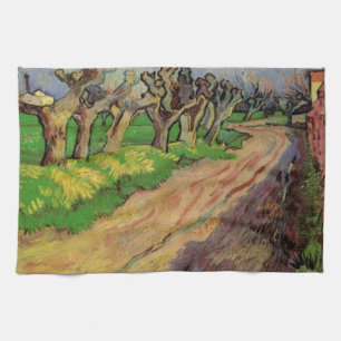 Pollard Willows by Vincent van Gogh Tea Towel