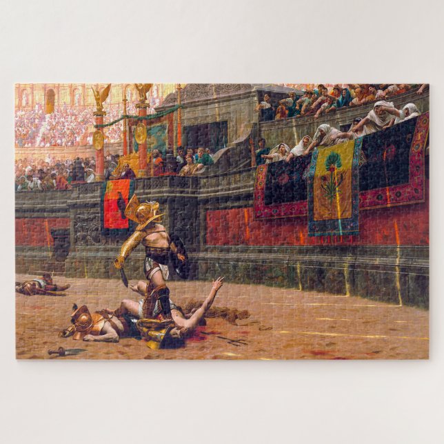 Pollice Verso | Jean-Leon Gerome | Jigsaw Puzzle (Horizontal)