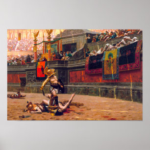 Pollice Verso   Jean-Leon Gerome   Poster