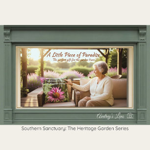 Pollinator Garden Welcome Floral Meadow Cushion
