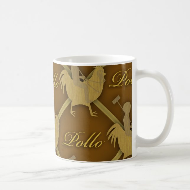 Pollo Fancy Pattern Coffee Mug (Right)