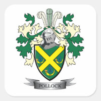 Pollock Family Crest Coat of Arms
