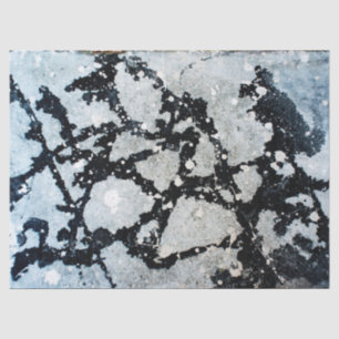 Pollock Style Stains Concrete Urban Loft DIY Decor Tissue Paper
