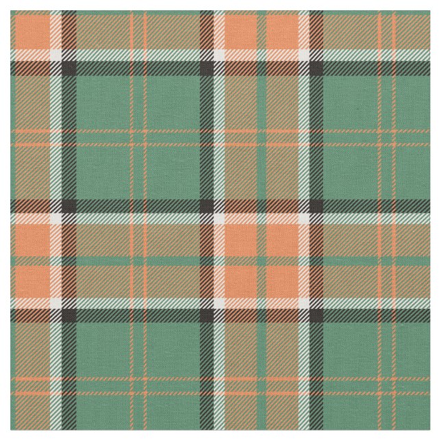 Pollock Tartan Print Fabric (Close Up)